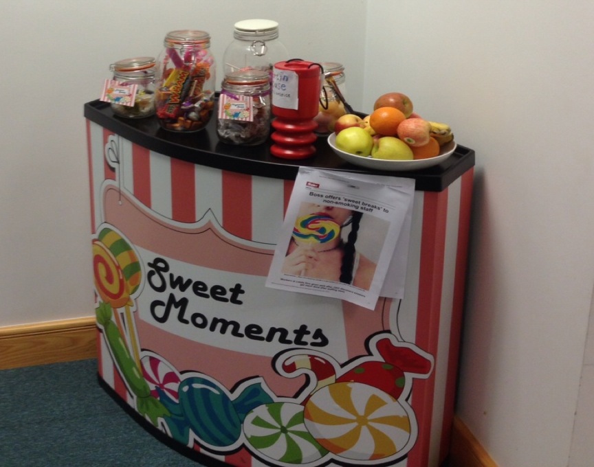 Sweet moments counter