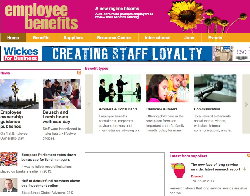 EB Online homepage July 2013