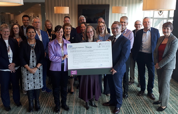 Northamptonshire Healthcare sign Dying to Work Charter